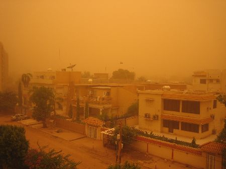 Tempête de sable à Khartoum