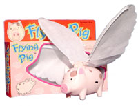 Is it a bird ? Is a plane ? No, it'ssss... FLYING PIG!